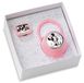 VALENTI & CO. Disney Minnie fopspeenclip, fopspeenketting met doos van zilver - roze