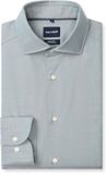 OLYMP Chemise Homme L Coupe ajustée Vert Uni