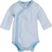 Schnizler romper Wrap Body Basic junior bleu clair/blanc