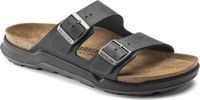 Birkenstock Arizona Heren Slippers Zwart Nubuck Maat 45