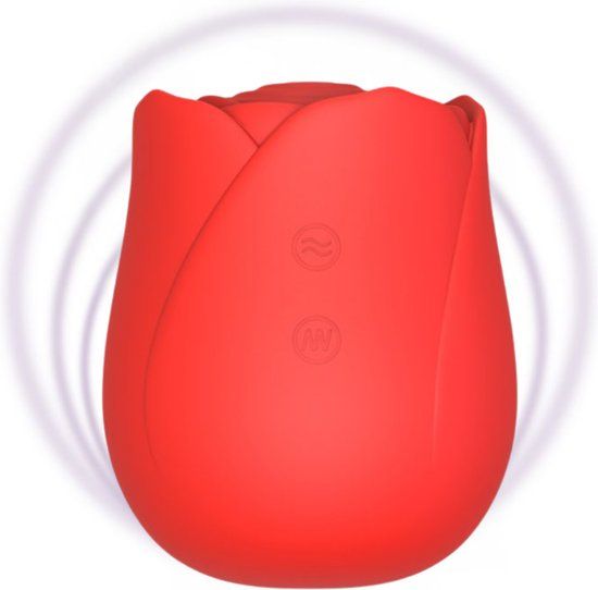 Beautifly Rose Glow Pleaser - Stijlvolle Clitorismassager - 5 Vibratiestanden - 5 Pulsatiemodi - Waterdicht - Rood