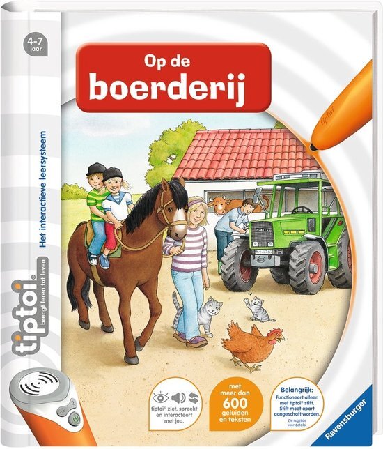 Ravensburger tiptoi - op de boerderij