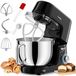 Robot pâtissier - Robot pâtissier avec fonction pétrissage - 1800 W - 7,2 litres - Acier inoxydable