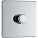 British General FPC81P-01 Polished Chrome Single Dimmer Switch