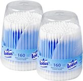 Lotus - Cotons-tiges - 160 bâtonnets - 2 paquets