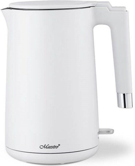 Feel Maestro MR-026 Waterkoker - Wit - 1.7L - 1500W - RVS/Kunststof