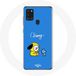 Maniacase Etui voor Samsung Galaxy A21S Bangtan BTS BT21 Chimmy Jimin blauwe achtergrond