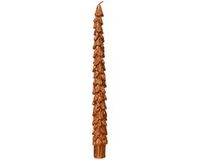Decoris Dinerkaars Kerstboom koper 25cm 2-delig