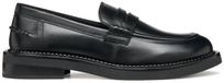 Geox Serilda Dames Loafers Zwart Leer Maat 38