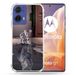 Cokitec Versterkte hoes voor Motorola G85 5G Animal Cat Reflet