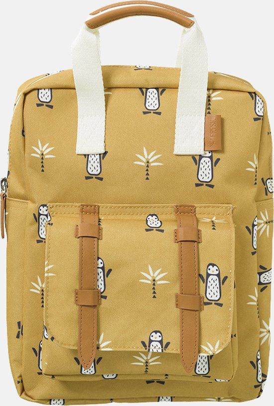 Fresk Pinguin Rugtas - Geel - 6L - Unisex Kinderen