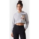 Moschino Sweat à capuche Gris Taille : 38 | Sweatshirts à capuche Outlet | Femme | Gris