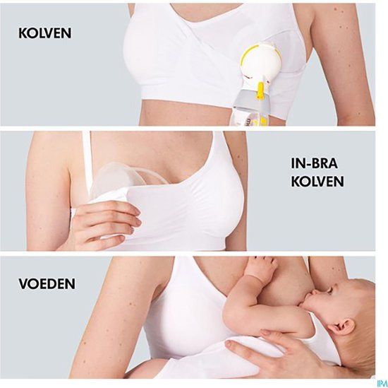 Medela 3-in-1 Borstvoedings- En Kolfbeha - Wit - XL