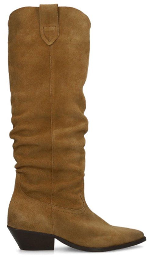 Sacha Cognac suède cowboylaarzen - Maat 39