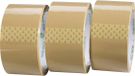 TOOLCRAFT Ruban adhésif brun 50 m x 48 mm 3 pièce(s)