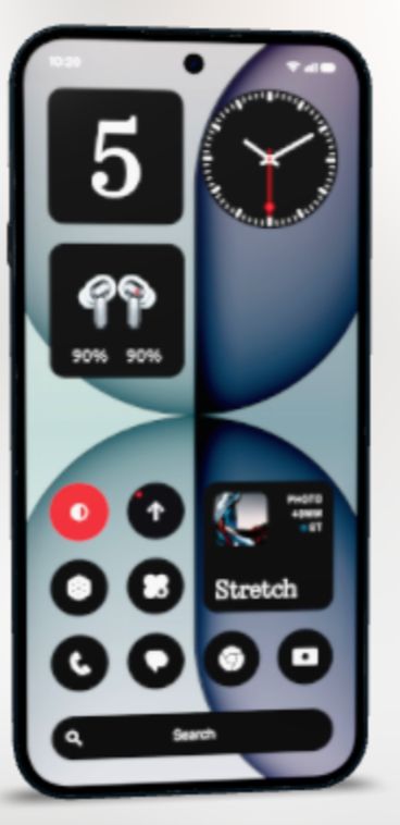 Nothing Phone 4a - 6.78" AMOLED - 128GB - Zwart