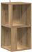vidaXL Hoekkast - 33x33x67 cm - bewerkt hout - artisanaal eikenkleur