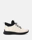 Béton Chaussures en cuir pour femmes - Lacets élastiques - Taille 41