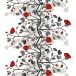 Arvidssons Textil Ofelia Toile cirée rouge-marron
