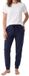 Schiesser Dames pyjama Mix & Relax blauw / crème gestreept korte mouw 95% Katoen, 5% Elastaan Maat S