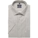OLYMP Luxor Modern Fit Overhemd Korte mouw beige