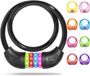 Ibenzoa® Serrure de vélo pour enfant avec combinaison à code et design coloré