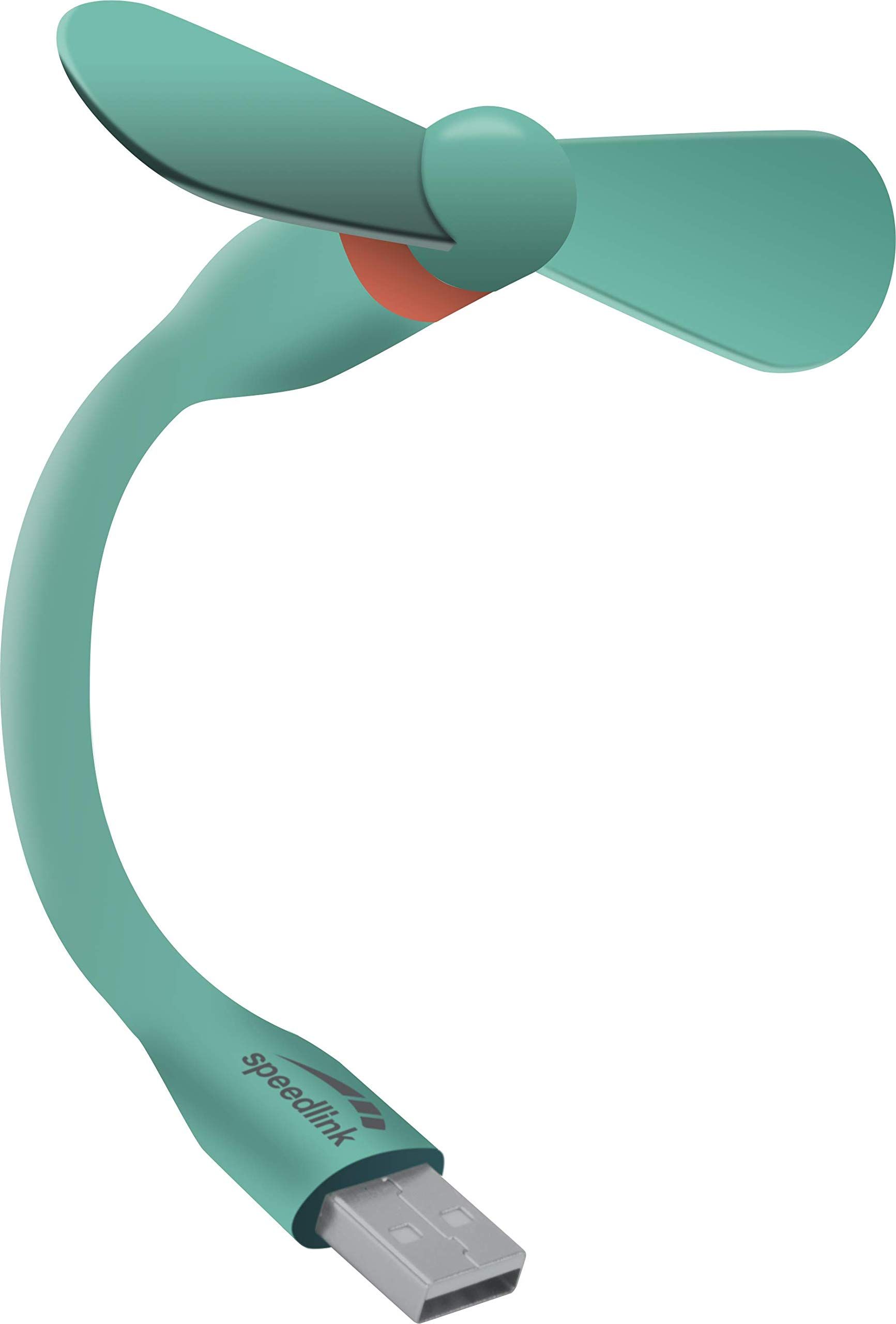 Speedlink AERO MINI USBFan, turquoise-coral