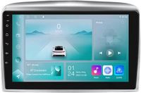 Happiq S-serie autoradio avec Bluetooth et CarPlay pour Lancia Ypsilon (2006-2011) - Convient aux Apple et Android - Stéréo - Navigation - 1Go 32Go - 9