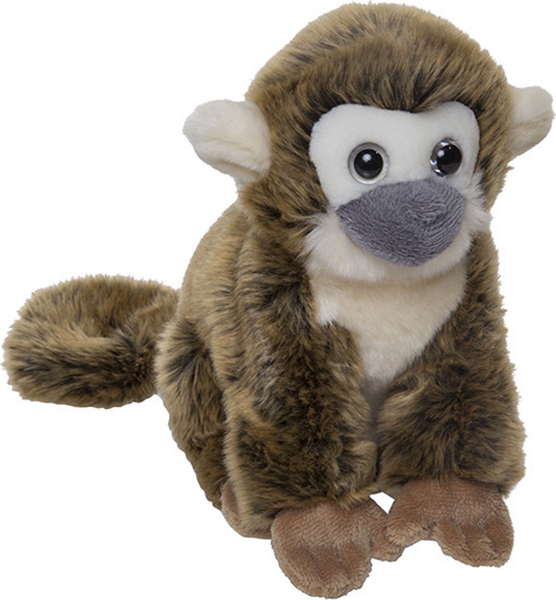 Nature Planet Pluche bruin berg aapje knuffel van 22 cm - Dieren speelgoed knuffels cadeau - Apen