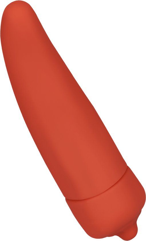 EIS Chili Minivibrator 12,2 cm Waterdicht Huidvriendelijke Siliconen Rood