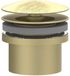 IVY Designplug Always Open - RVS 316 Geborsteld Mat Goud PVD