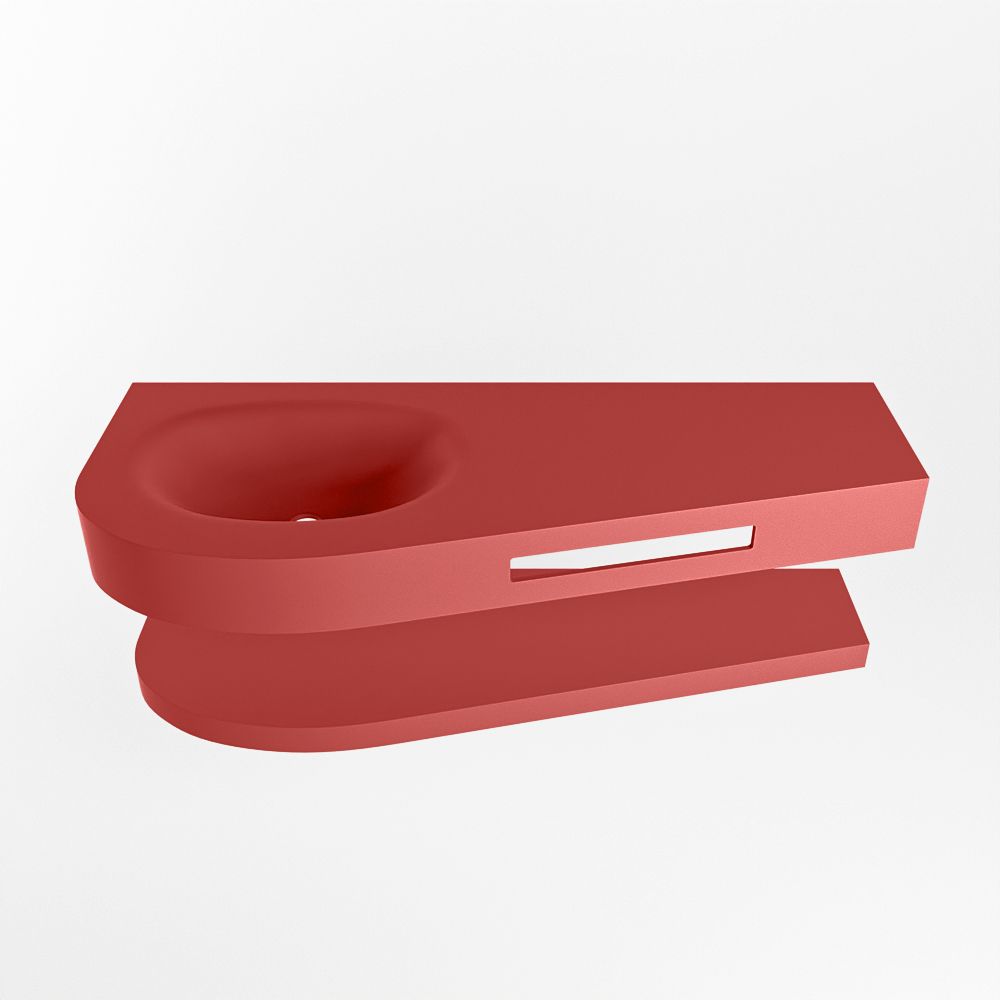 Mondiaz Riva Dulcet badkamermeubel zonder lade links 120cm fire