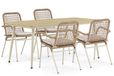 De Laan Projects De Laan Catalone/Matale 180 cm dining tuinset 5-delig