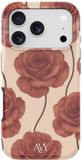 AVY Hard Shell Back Cover | Botanique Roses | Geschikt voor Apple iPhone 17 Pro Max | Compatibel met MagSafe & Qi2