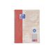 Oxford Recycling Collegeblock schrijfblok & schrift A5+ 80 vel Rood