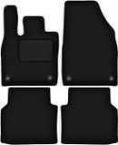 Wielganizator WLG-CARLUX – Auto Veloursmatten – Zwart – VW ID.5 Suv (2022-)