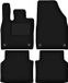 Organisateur de roues WLG-CARLUX – Tapis de sol en velours pour voiture – Noir – VW ID.5 SUV (2022-)