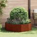 Maison Exclusive - Jardinière rouillée 120 x 120 x 35 cm Acier résistant aux intempéries