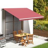 Maison Exclusive - Pièce de rechange pour store, bordeaux, 400x300 cm, polyester