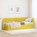 Maison Exclusive - Cadre de lit d'angle jaune 80 x 200 cm, velours