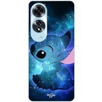 Maniacase Etui Oppo A60 Stitch blauw randje