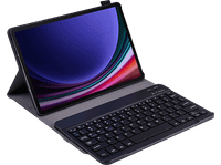 Just In Case Keyboard Cover Voor Samsung Galaxy Tab S9 / Fe - Zwart - 8720878482334