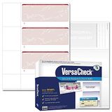 VersaCheck Beveiliging Persoonlijke Controle Vullingen: Form #3001 Persoonlijke Portemonnee - Bordeaux - Prestige - 250 Vellen