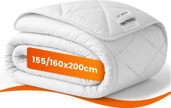 Komfortec Zomerdekbed - Licht 155x220 cm - Hotel Kwaliteit - Wit
