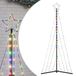 vidaXL LED-kerstboom 339 LEDs Kleurrijk 187 cm
