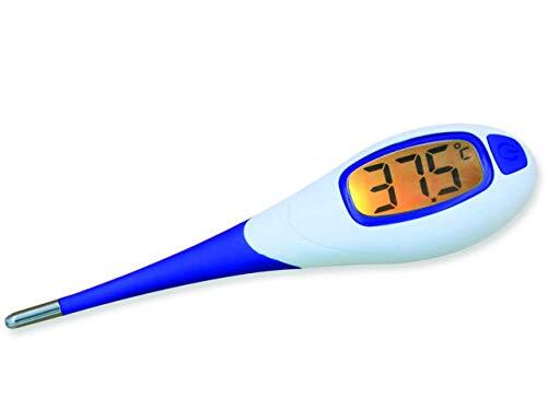 GIMA - digitale thermometer BL3, groot display, buigzame punt, waterdicht, achtergrondverlichting, rood/oranje/groen