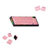 Glorious GPBT Basics Keycaps ANSI Layout-Potion Pink QWERTY (US)