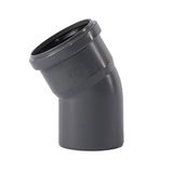 Ostendorf HTsafe boog 30 graden DN 75 mm HT-buis, grijs