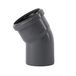 Ostendorf HTsafe boog 30 graden DN 75 mm HT-buis, grijs