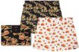 Pockies heren giftbox 2P wijde boxershorts burgers 'n fries zwart & wit